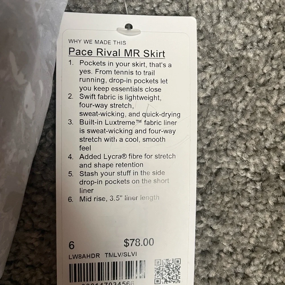 Lululemon skort brand new athletic wear - Picture 3 of 4